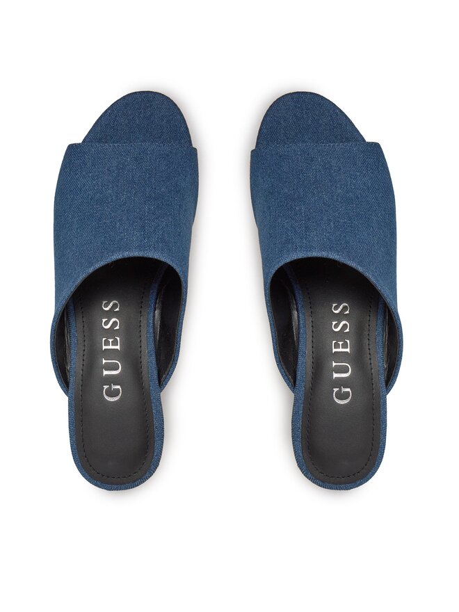 Guess Klapki Guess Yaki2 FLJYA2 DEN04 Niebieski