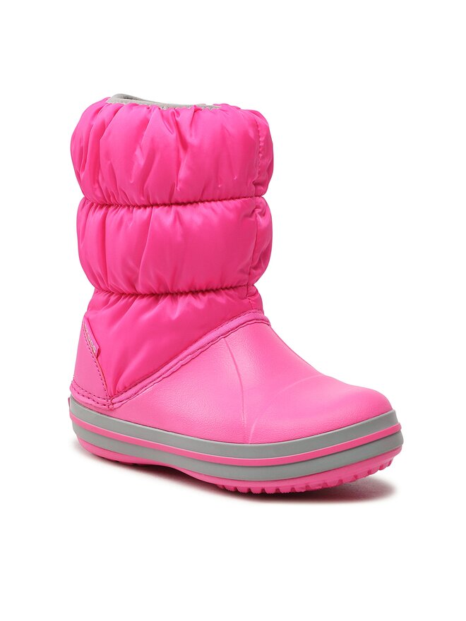 Crocs Snehule Crocs Winter Puff Boot Kids 14613-6TR Ružová