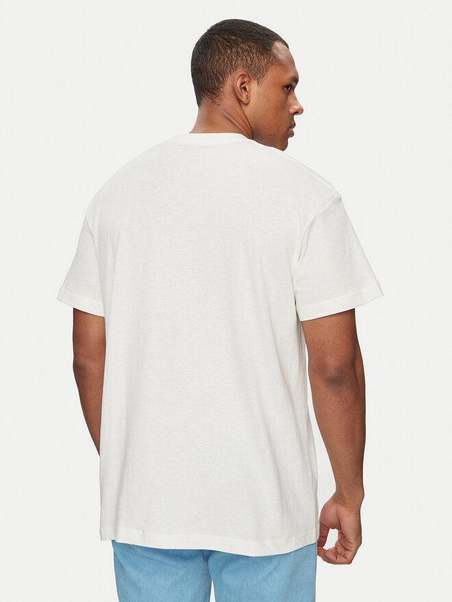 Lee Lee T-Shirt Varsity 112350085 Écru Relaxed Fit