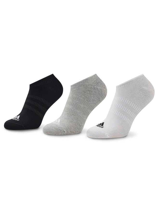 adidas Kotníkové ponožky Unisex adidas Thin and Light No-Show Socks 3 Pairs IC1328 Šedá