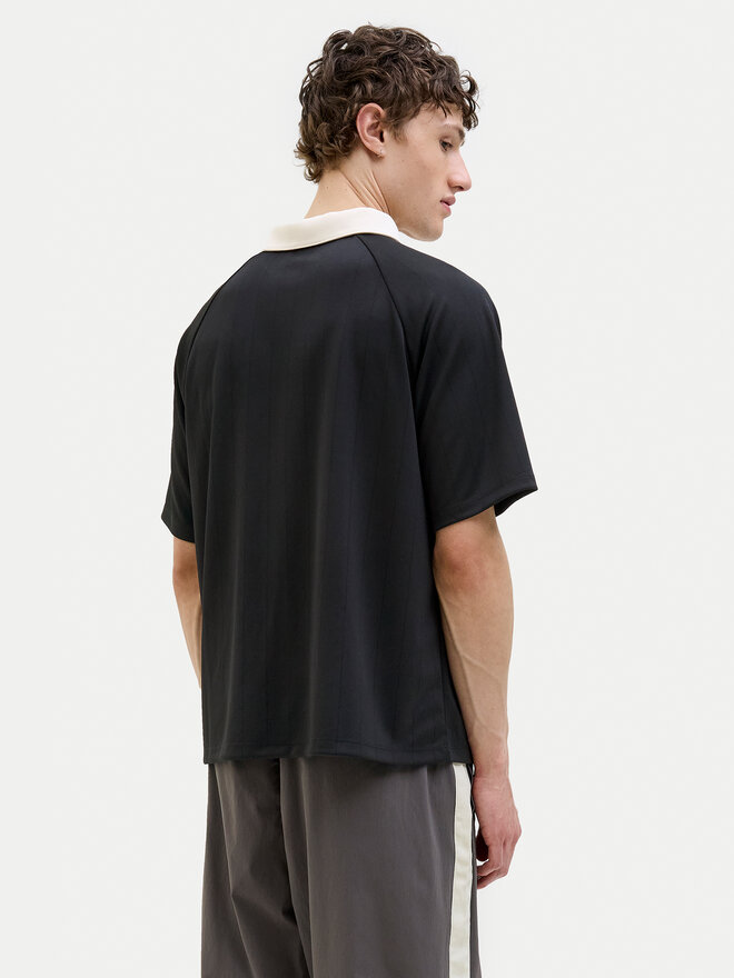 Jack&Jones Jack&Jones Poloshirt Lido 12276758 Schwarz Loose Fit