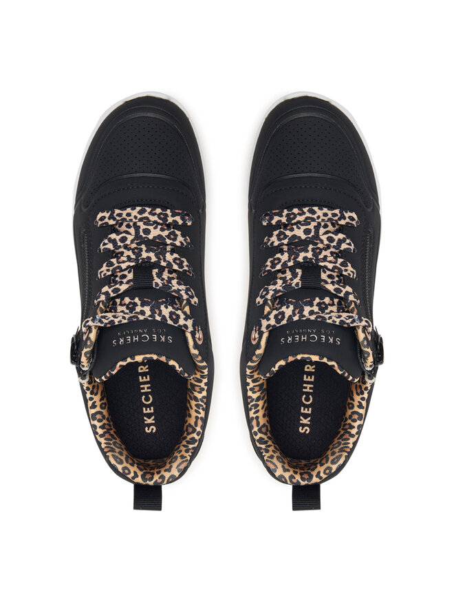 Skechers Sneakers Skechers UNO Lite 2.0 - Leopard Stride 310708L/BLK Schwarz