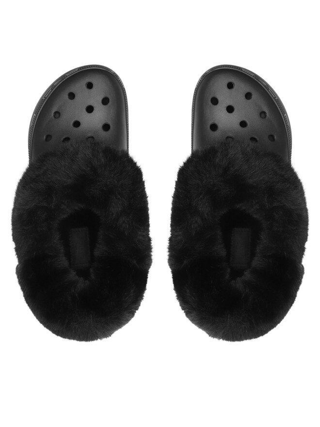 Crocs Şlapi Crocs Crocs Furever Crush Clog 208446 Negru