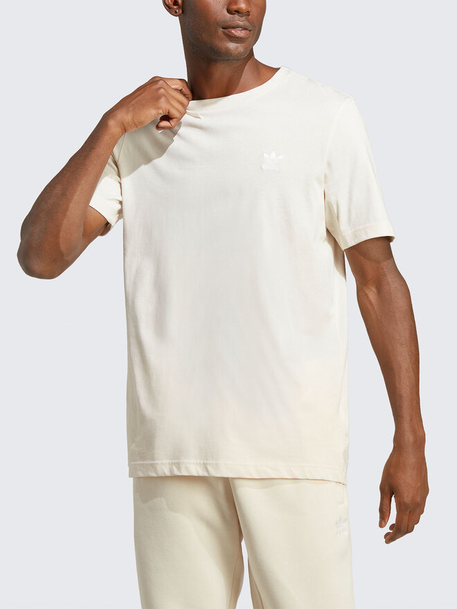 adidas adidas T-Shirt Trefoil Essentials T-Shirt IA4871 Beige Regular Fit