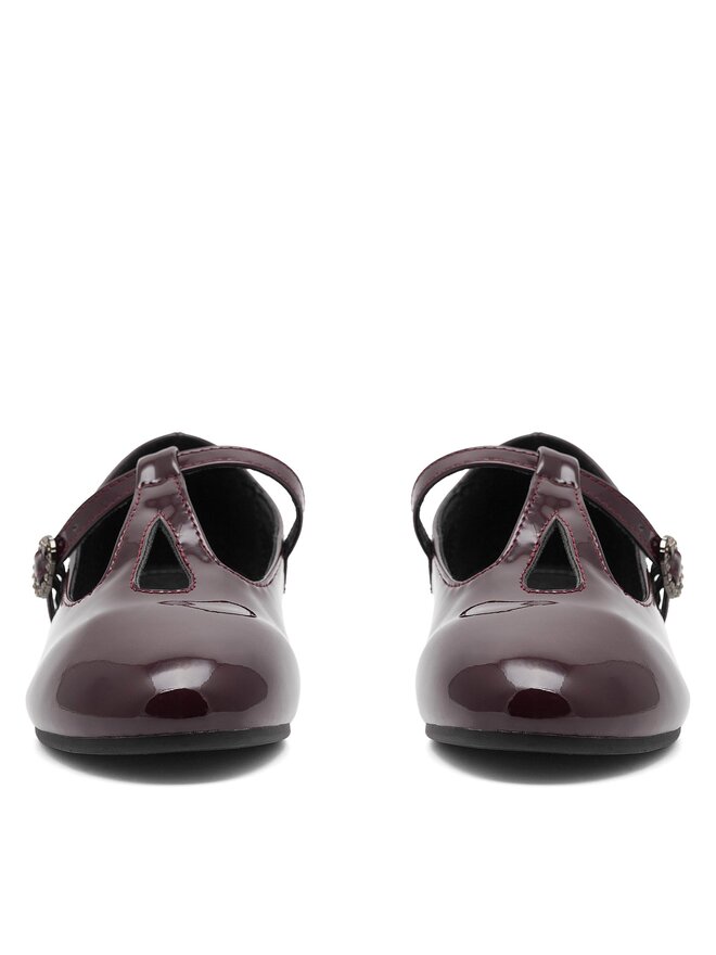Nelli Blu Baleriny Nelli Blu CM221210-1 Bordowy