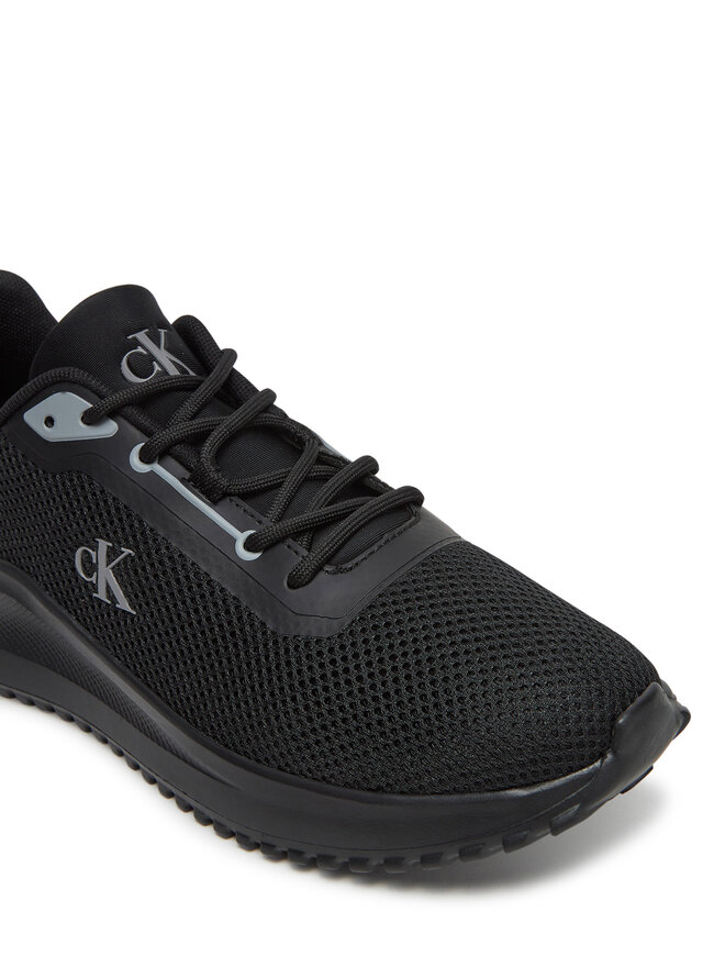 Calvin Klein Jeans Sportcipők Calvin Klein Jeans Eva Runner L-Up Mix Mesh Logo Ck YW0YW01851 Fekete