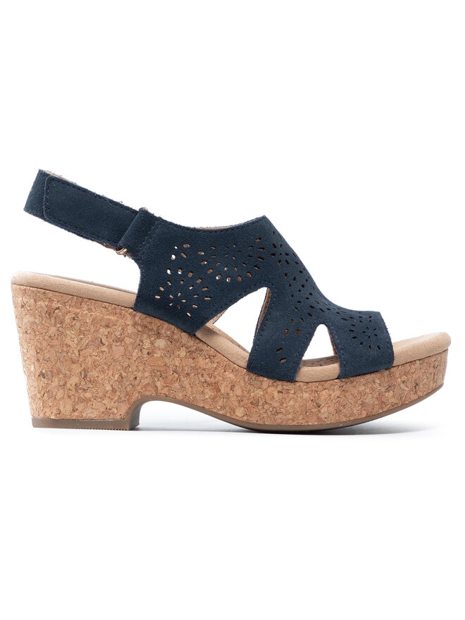 Clarks Szandál Clarks Giselle Bay 261594474 Sötétkék