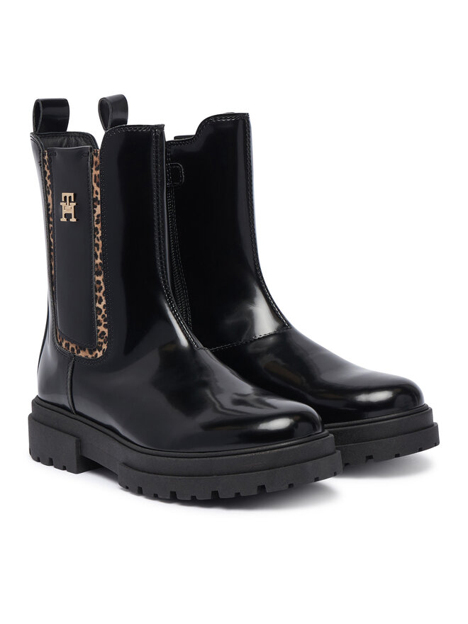 Tommy Hilfiger Stiefeletten Tommy Hilfiger T4A5-35175-1453999 S Schwarz