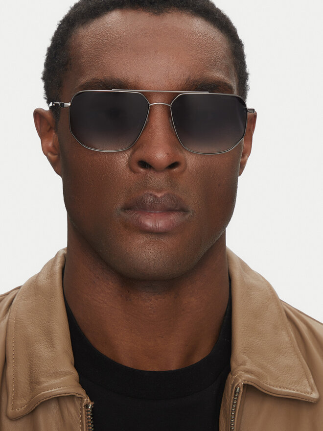 Trussardi Okulary przeciwsłoneczne Trussardi TSM3014 Srebrny