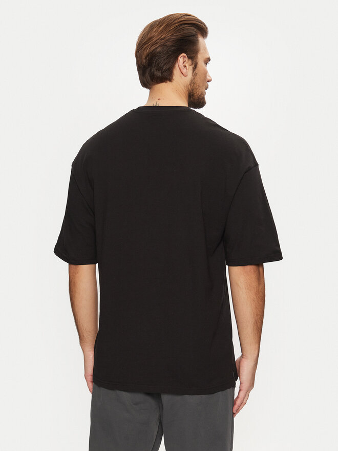 Jack&Jones Jack&Jones Marškinėliai Charge 12259975 Juoda Oversize