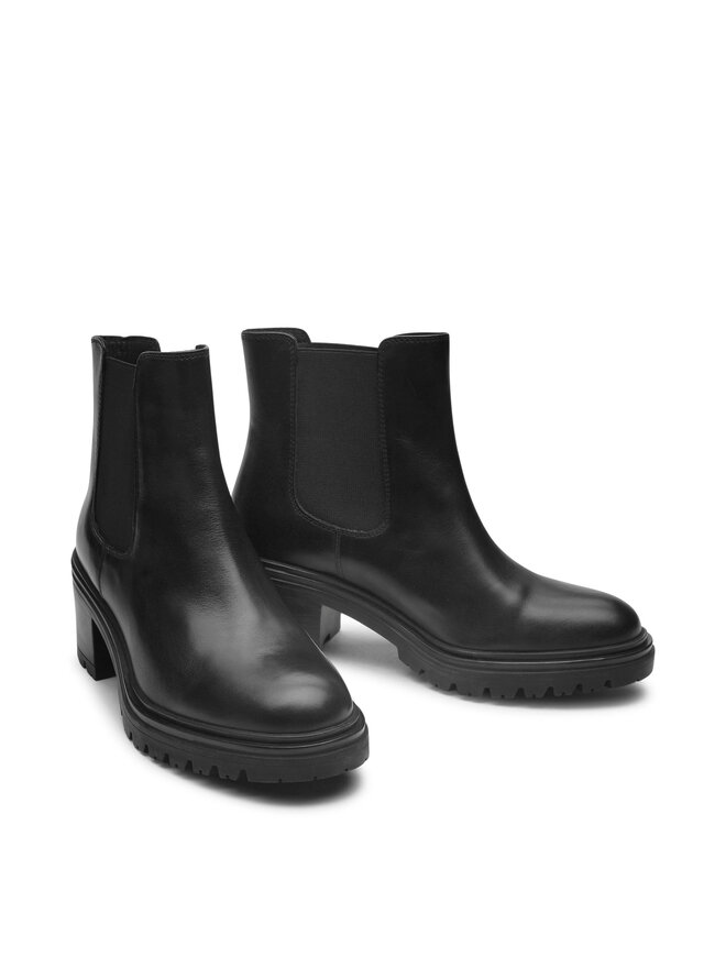 Geox Botki Geox D Damiana E D16QCE 00043 C9999 Czarny