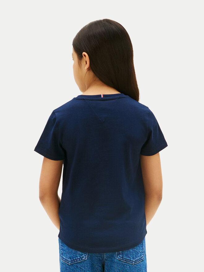 Tommy Hilfiger Tommy Hilfiger Póló Script KG0KG08636 Sötétkék Regular Fit