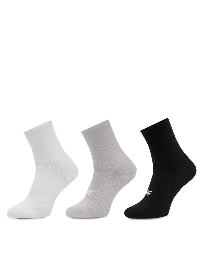 4F Set de 3 perechi de șosete medii pentru copii 4F 4FJWAW23USOCF229 Colorat