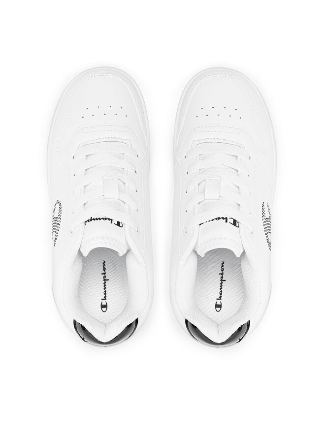 Champion Sneakersy Champion Rebound Platform Glitter G Gs Low Cut Shoe S32872-CHA-WW009 Bílá