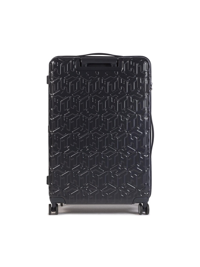 Tommy Hilfiger Großer Koffer Tommy Hilfiger Monogram Case 28 AU0AU01065 Dunkelblau
