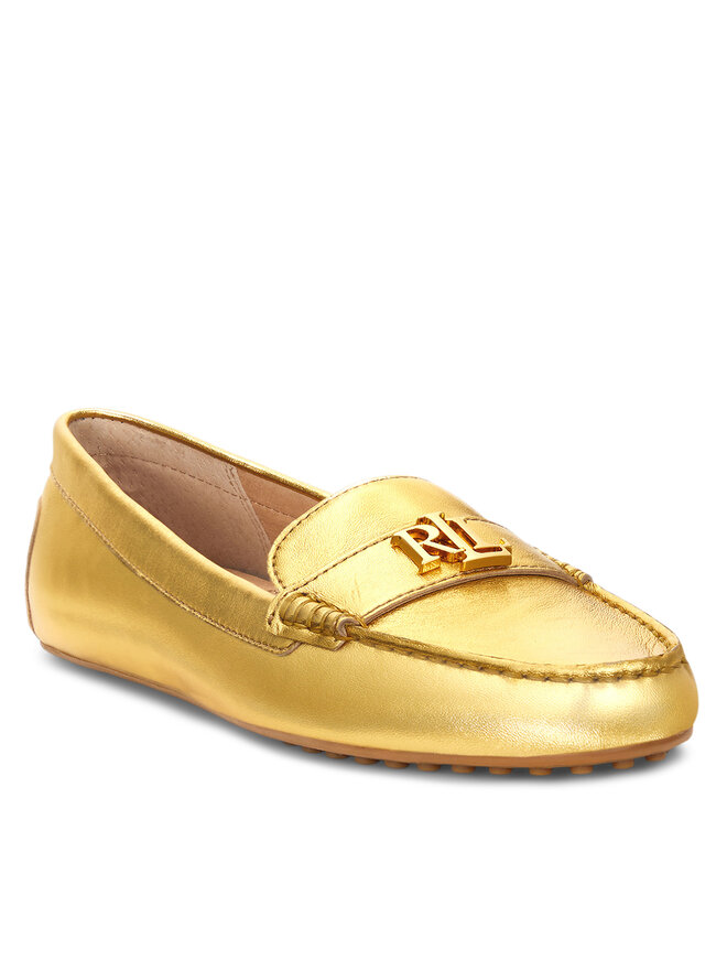 LAUREN RALPH LAUREN Mokasyny LAUREN RALPH LAUREN 802959222001 Złoty