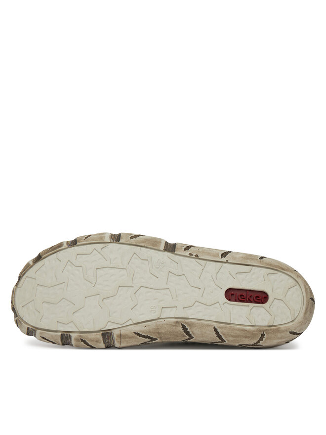 Rieker Sneakersy Rieker L0355-80 Biela