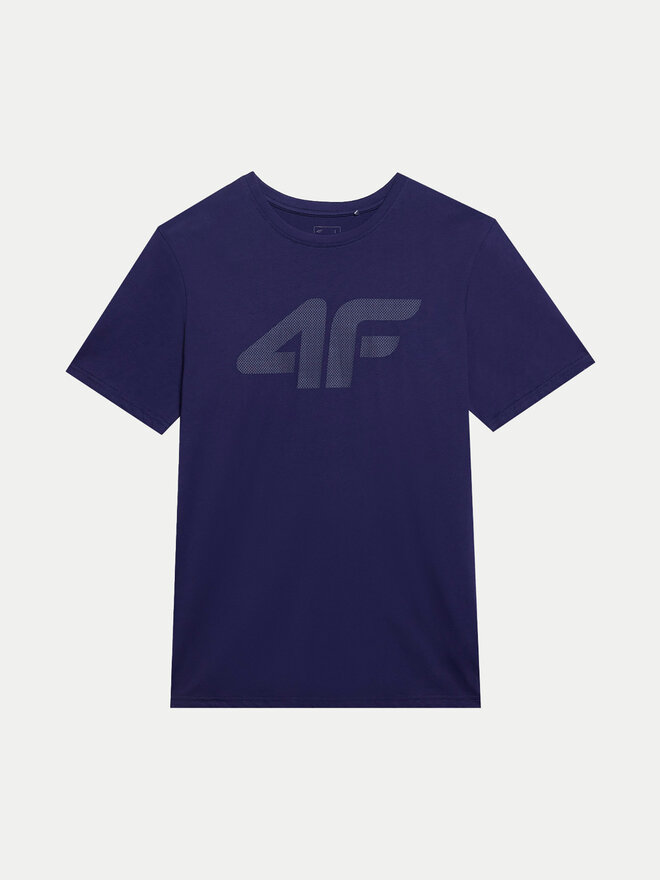 4F 4F Póló 4FWSS24TTSHM1155 Sötétkék Regular Fit
