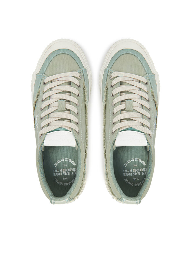 Pepe Jeans Sneakers aus Stoff Pepe Jeans Ben Fresh W PLS31589 Grün