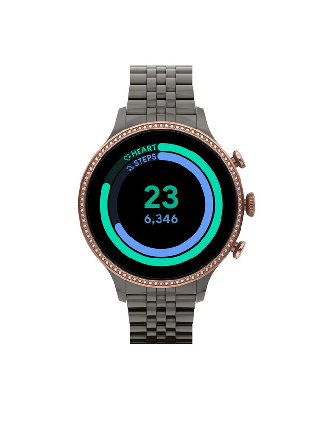 Fossil Viedpulkstenis Fossil Gen 6 FTW6078 Pelēks
