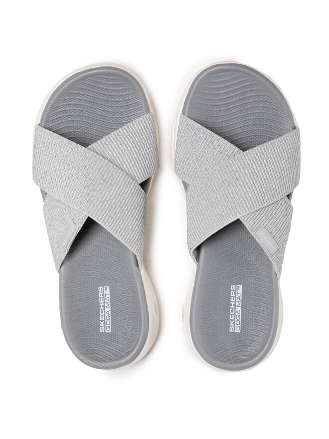 Skechers Pantoletten Skechers On-The-Go 16259/SIL Grau