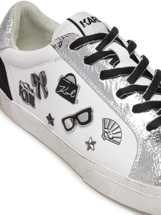 KARL LAGERFELD Снікерcи KARL LAGERFELD KL60118E Білий