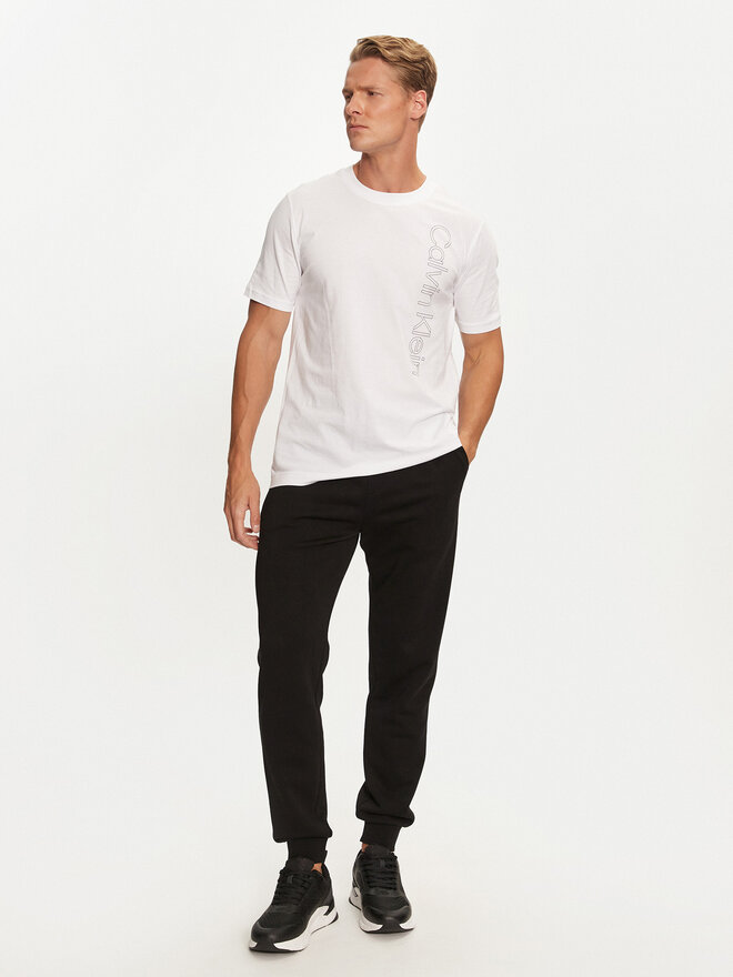Calvin Klein Performance Calvin Klein Performance Camiseta 00GMF4K113 Blanco Regular Fit