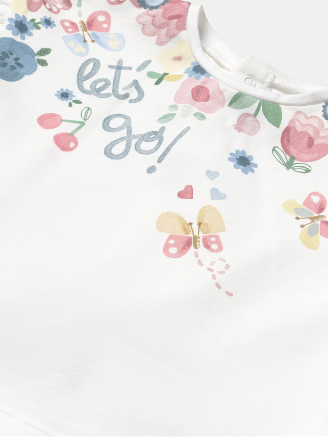Mayoral Mayoral Camiseta 1048 Blanco Regular Fit