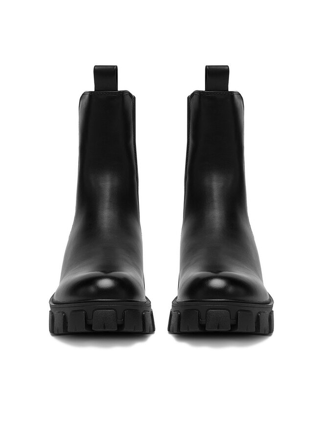 DeeZee Μποτάκια με λάστιχο DeeZee 12837-22-BLACK PU Μαύρο