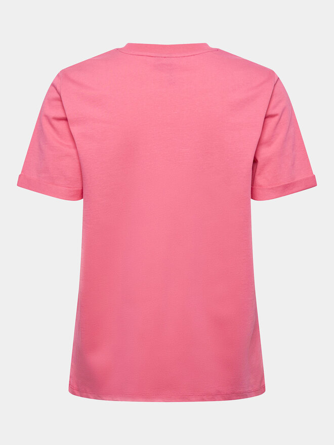 Pieces Pieces Marškinėliai Ria 17086970 Rožinė Regular Fit