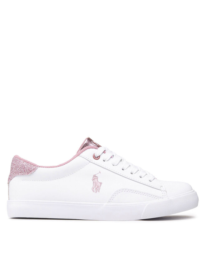Polo Ralph Lauren Sneakers aus Stoff Polo Ralph Lauren Theron V RF104103 Weiß