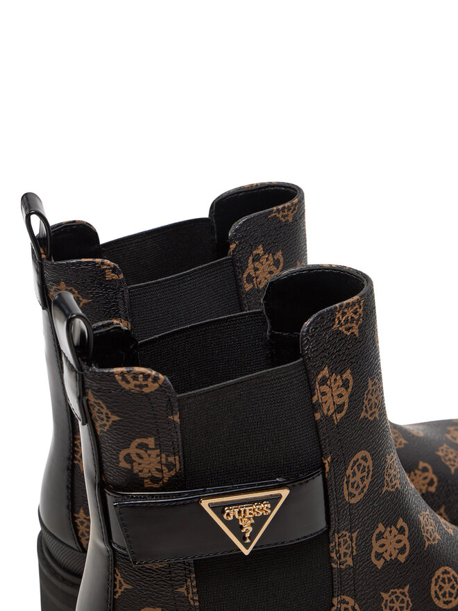 Guess Μποτάκια Guess Bensly FLFBEN FAL10 Μαύρο