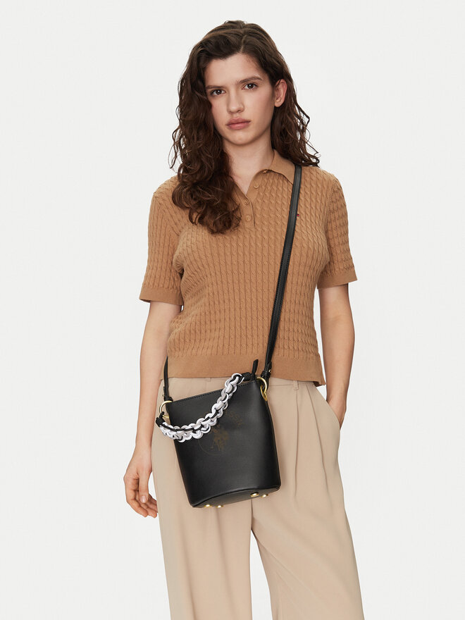 U.S. Polo Assn. Ročna torba U.S. Polo Assn. Durango Bucket BEUD55872WVP000 Črna