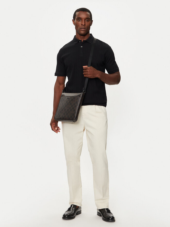 Selected Homme Selected Homme Поло 16094575 Чорний Regular Fit