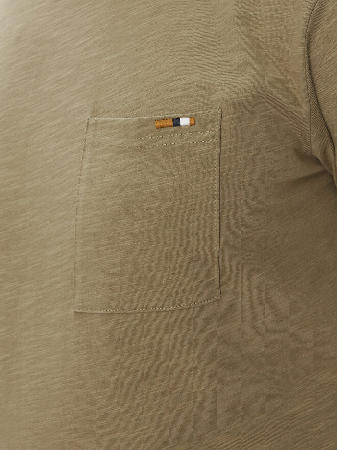 INDICODE INDICODE Póló Inandorra 41-104 Khaki Regular Fit