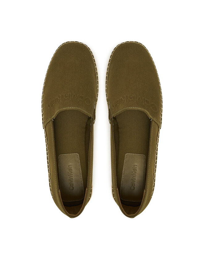 Calvin Klein Еспадрильї Calvin Klein Espadrille Cv Logo HM0HM01808 Хакі