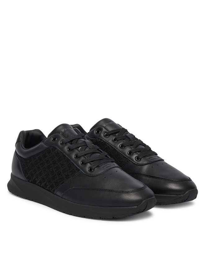 Tommy Hilfiger Sneakers Tommy Hilfiger Elevated Th Mono Mix Runner FM0FM06015 Schwarz