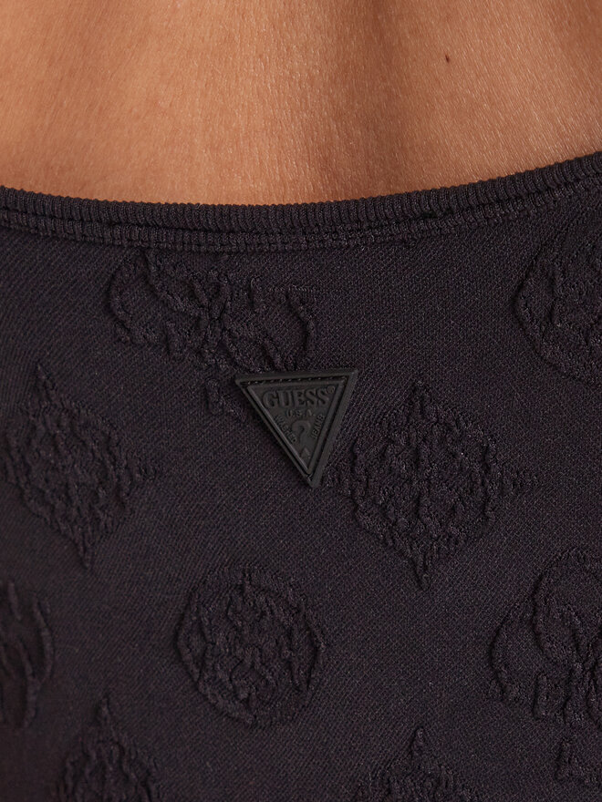 Guess Guess Top V5YP05 Z3OA0 Schwarz Slim Fit