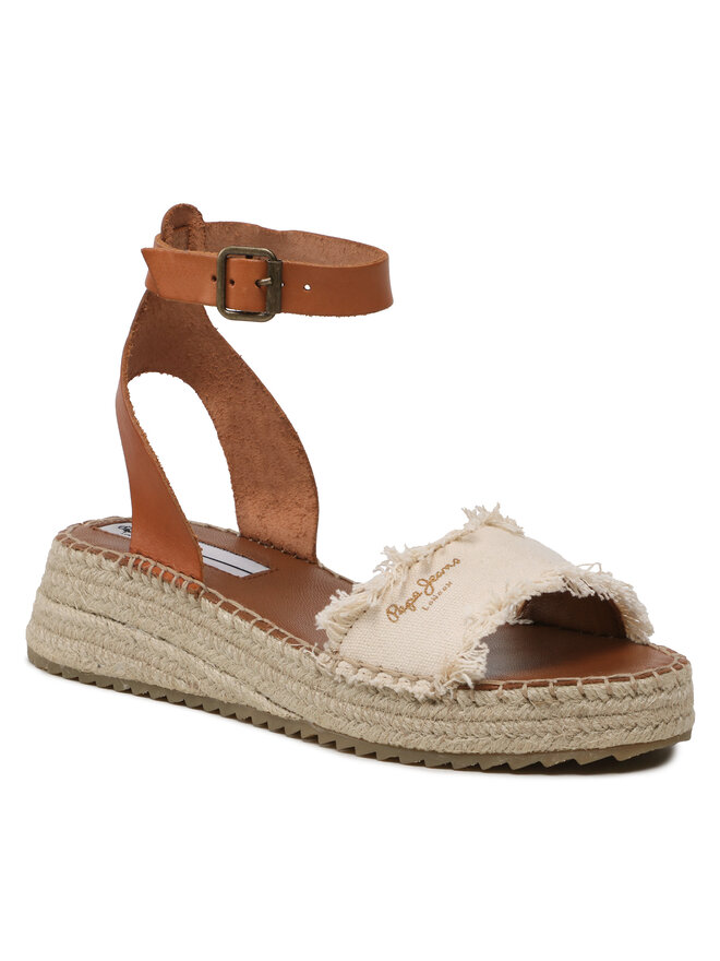 Espadrilles Pepe Jeans Kate Fabric PLS90592 Blanc chaussures