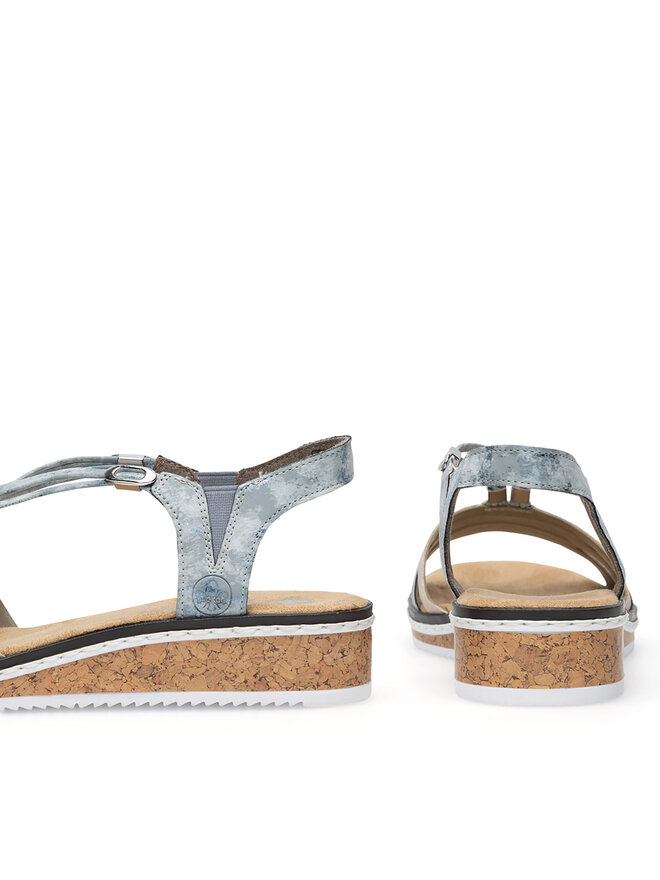 Rieker Sandalen Rieker V36G4-40 Blau