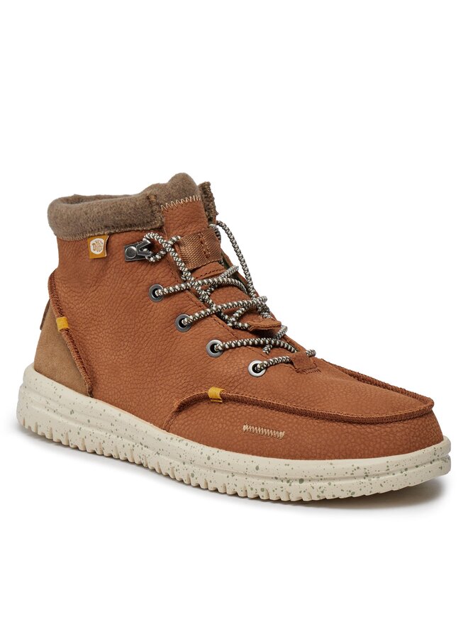 Hey Dude Μποτίνια Hey Dude Bradley Boot Leather 40189-21N Καφέ