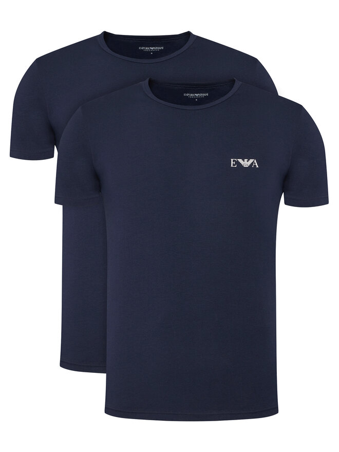 Emporio Armani Underwear Emporio Armani Underwear 2er-Set T-Shirts EM001849 AF14131 MB143 Dunkelblau Fitted Fit