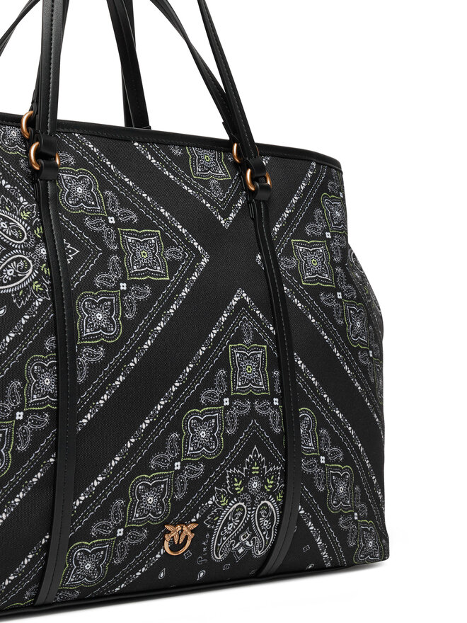 PINKO Kabelka PINKO Shopper Extra PE 25 PLTT104900 A2AS Černá
