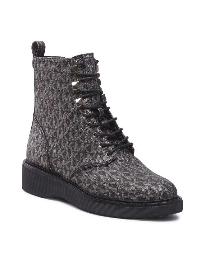 MICHAEL Michael Kors Боти MICHAEL Michael Kors Haskell Bootie 40F2HSFE5B Черен