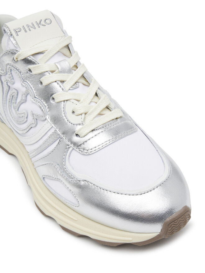 PINKO Sneakersy PINKO Zoe 01 SS0087P085 Srebrny