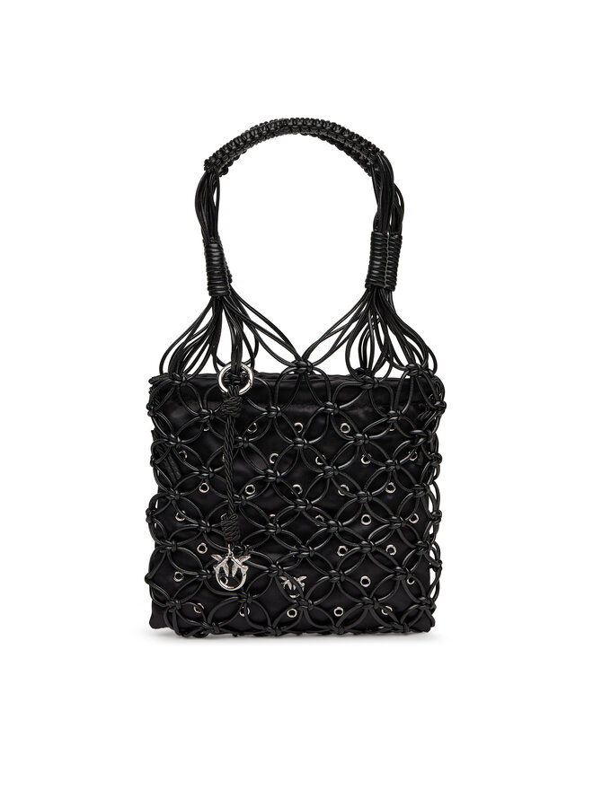 PINKO Kabelka PINKO Handbag Mini Pe 25 Pltt 105165 A2LA Černá