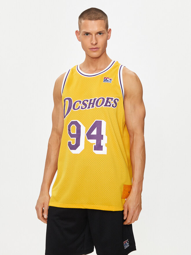DC DC Tank-Top Showtime Jersey ADYKT03229 Gelb Regular Fit