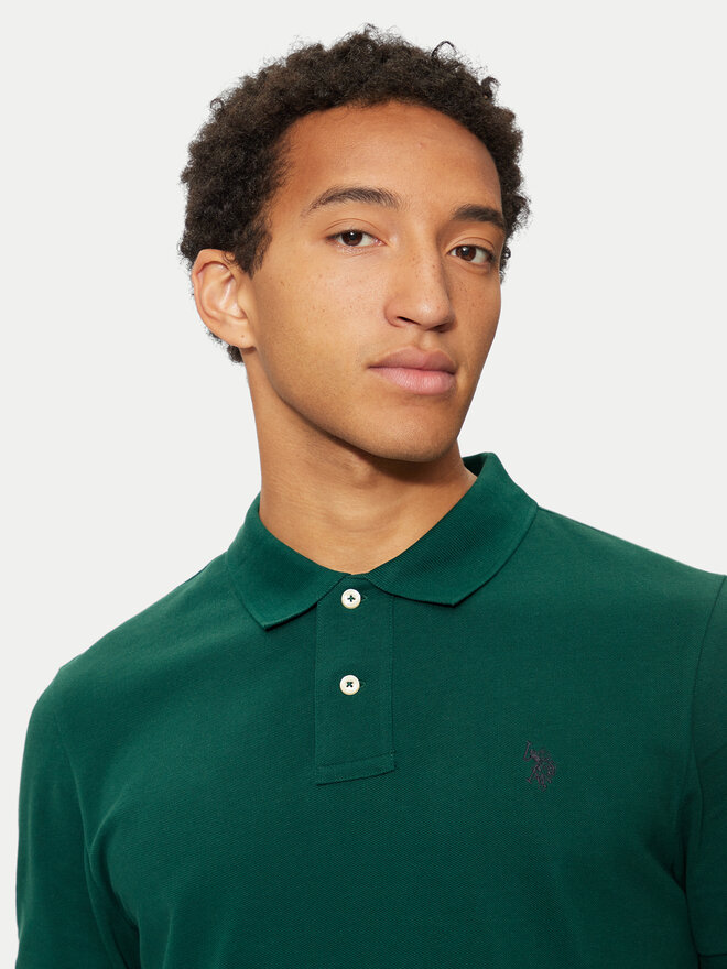 U.S. Polo Assn. U.S. Polo Assn. Pólóing MUP3312 Zöld Regular Fit