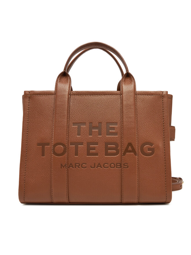 Marc Jacobs Borsetta Marc Jacobs The Leather Medium Tote Bag H004L01PF21 Marrone
