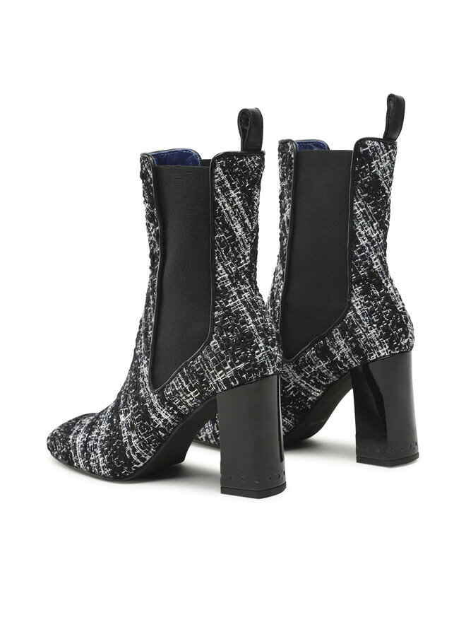 Pollini Μποτάκια Pollini SA24108G1HTN100A Μαύρο